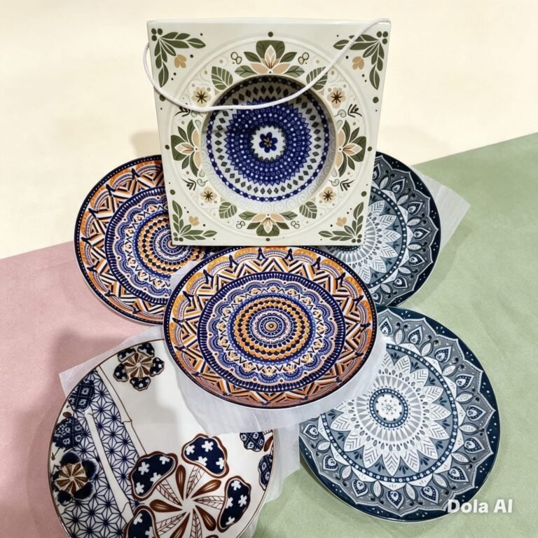Souvenir Mangkok Keramik Batik Gendis