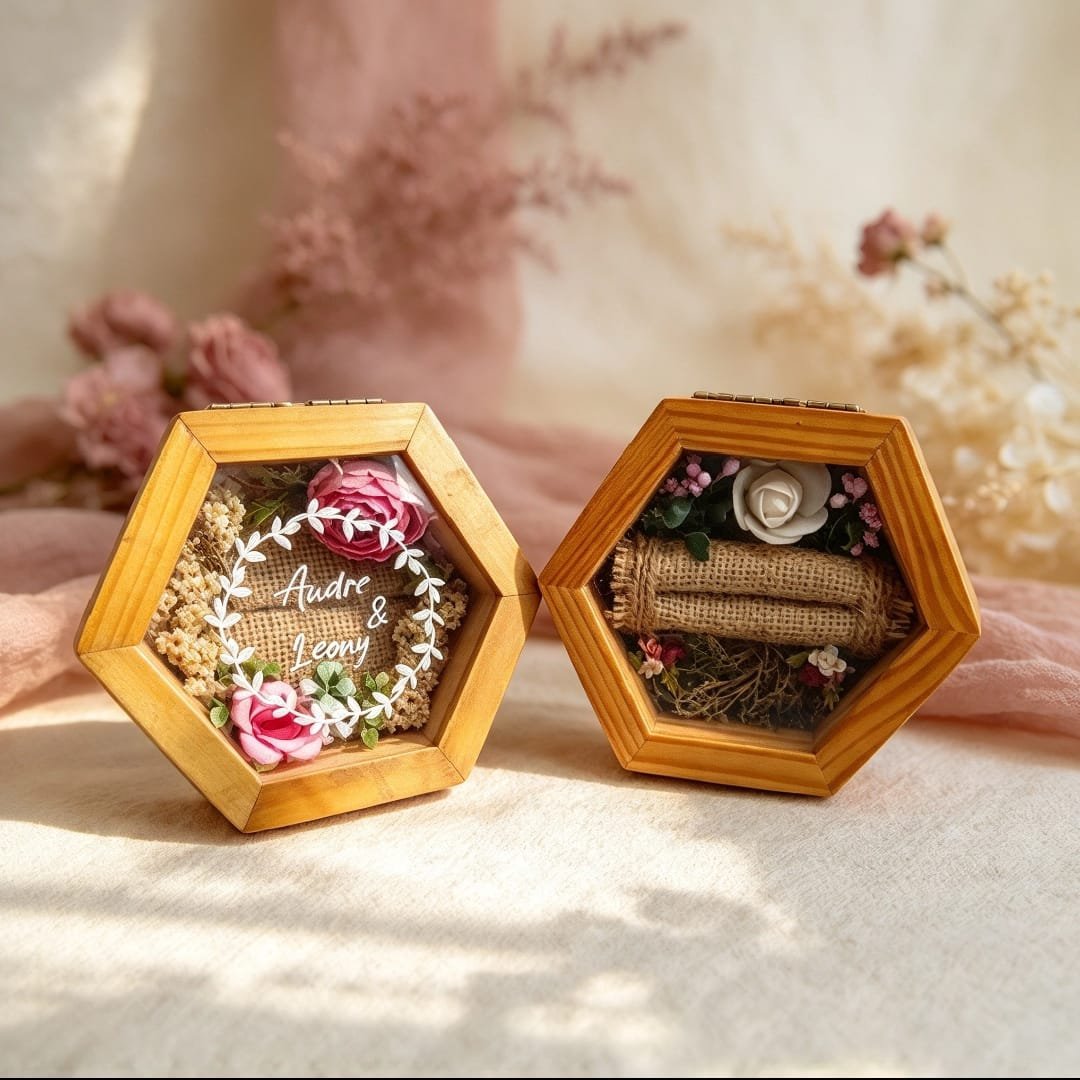 2 kotak cincin hexagonal